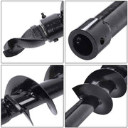 DURAFORCE 150mm diameter Auger Post Hole Attachment for mini excavator W/ Drill pipe & bit