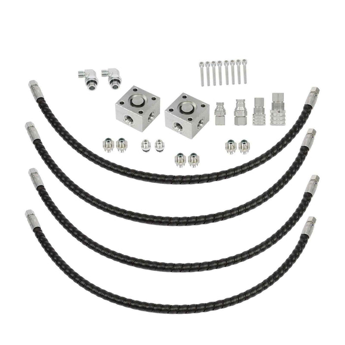 DURAFORCE Three Way Diverter Valves Excavator for 1-2 ton Mini Excavator w/ Quick Connects