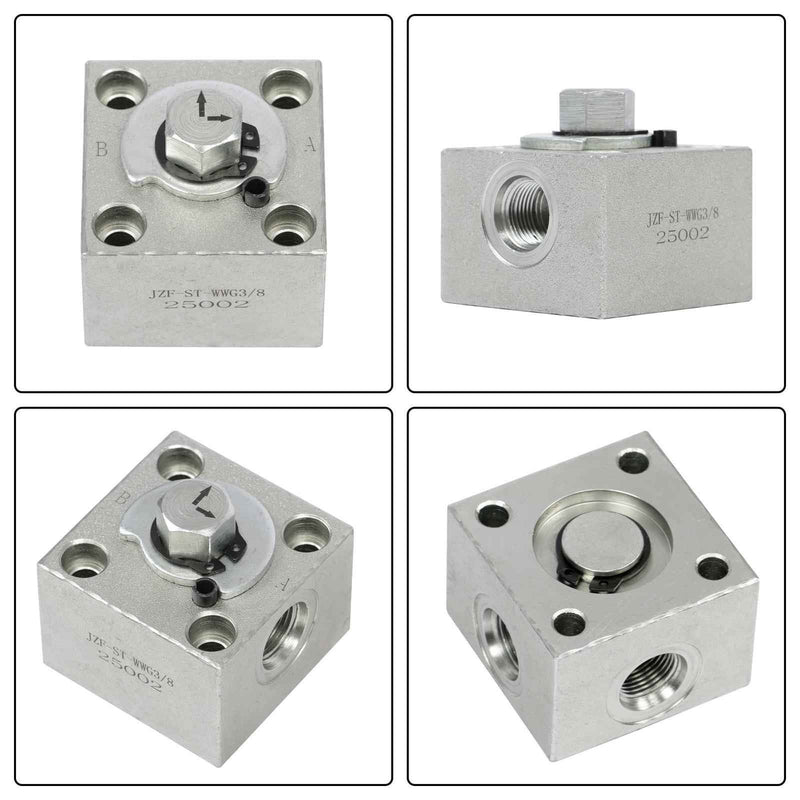 DURAFORCE Three Way Diverter Valves Excavator for 1-2 ton Mini Excavator w/ Quick Connects