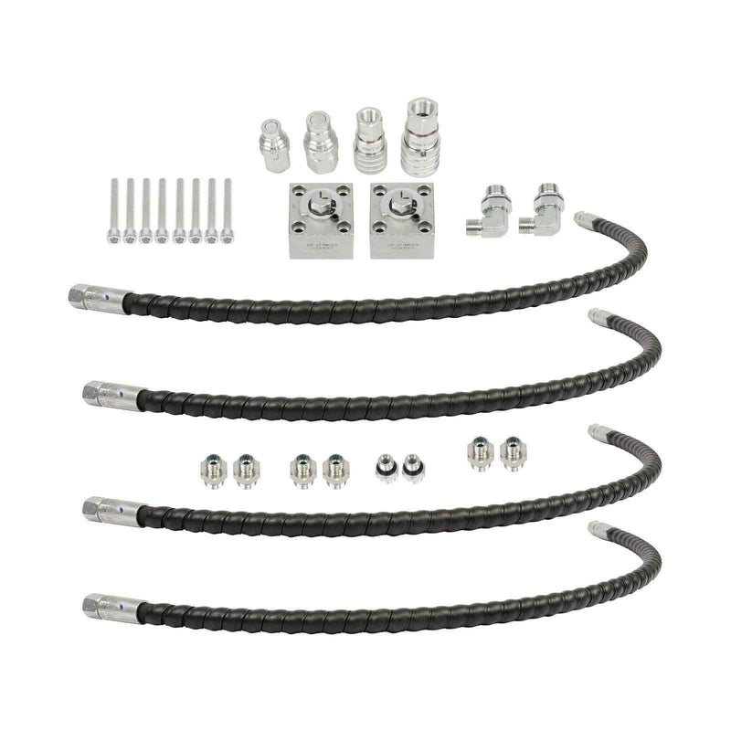 DURAFORCE Three Way Diverter Valves Excavator for 1-2 ton Mini Excavator w/ Quick Connects