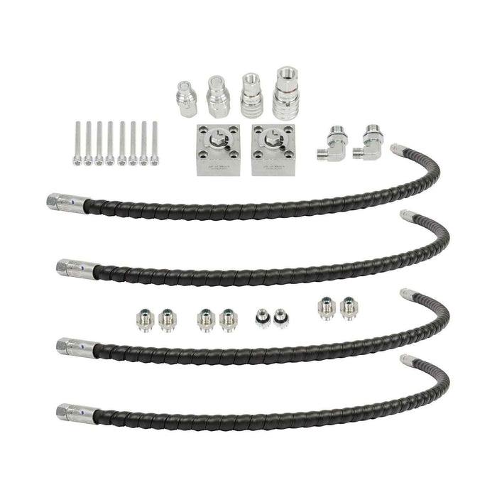 DURAFORCE Three Way Diverter Valves Excavator for 1-2 ton Mini Excavator w/ Quick Connects