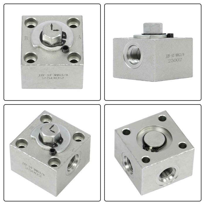 DURAFORCE Three Way Diverter Valves Excavator for 1-2 ton Mini Excavator w/ Quick Connects