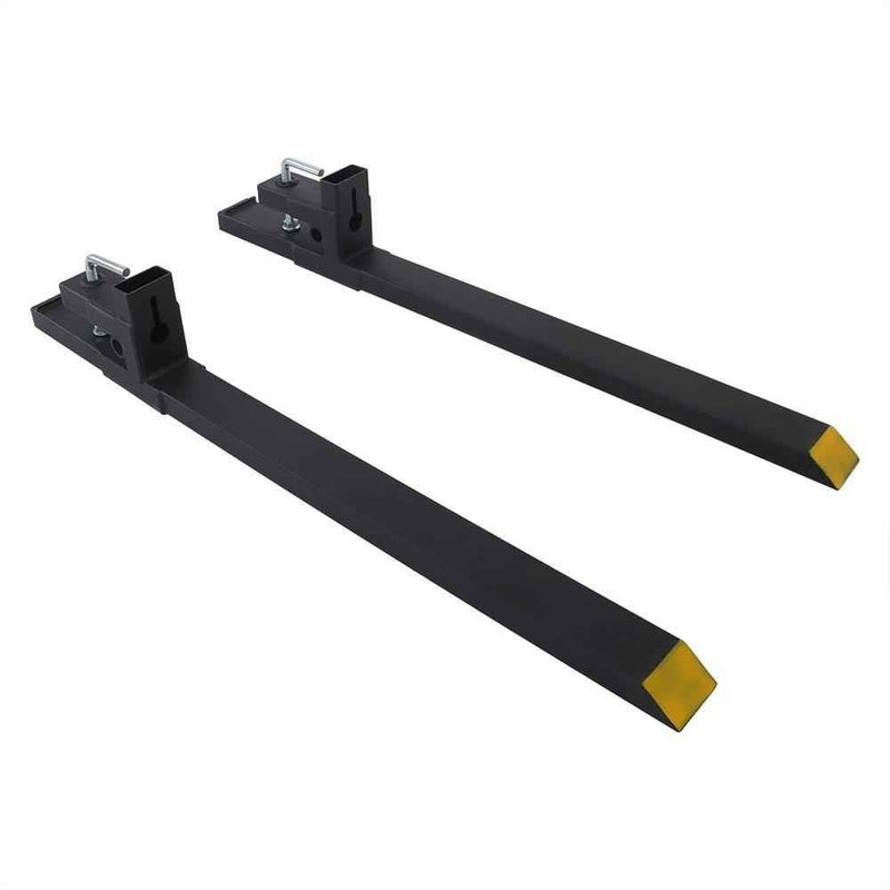 DURAFORCE Pallet Forks 60" Clamp On Bucket Loader Attachment Skid Steer Tractor Versatile