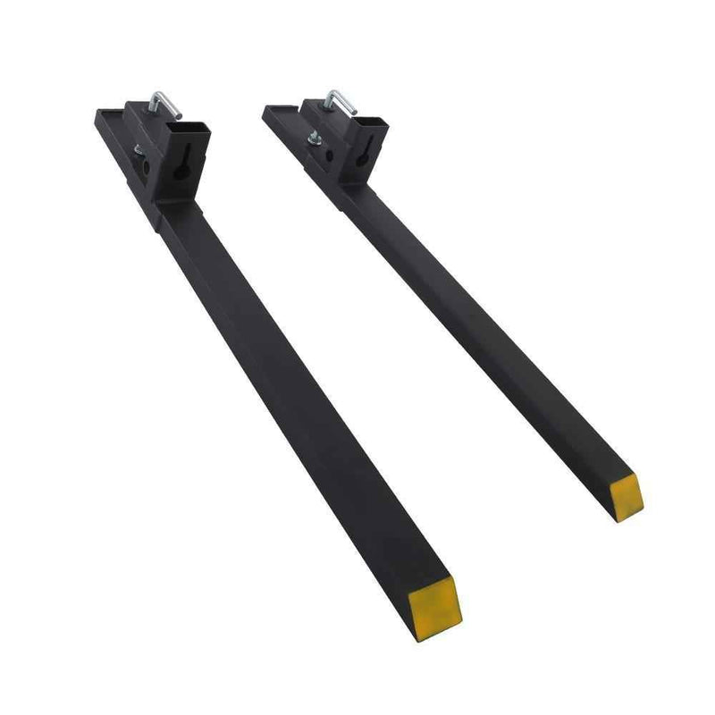 DURAFORCE Pallet Forks 60" Clamp On Bucket Loader Attachment Skid Steer Tractor Versatile