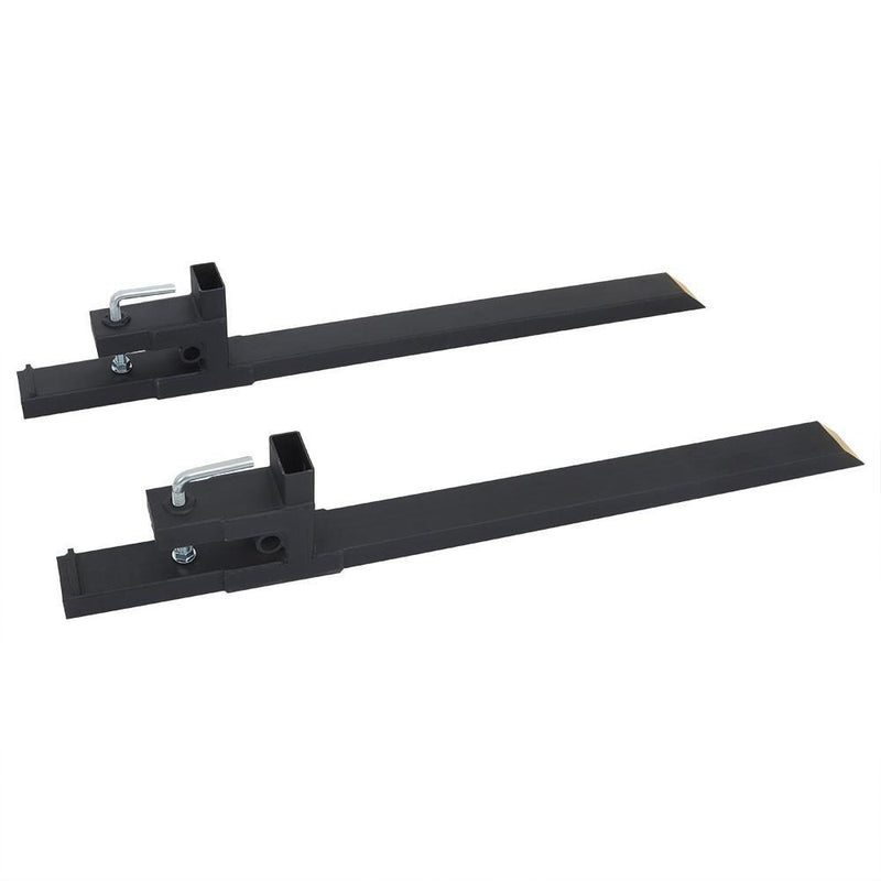 DURAFORCE Pallet Forks 60" Clamp On Bucket Loader Attachment Skid Steer Tractor Versatile