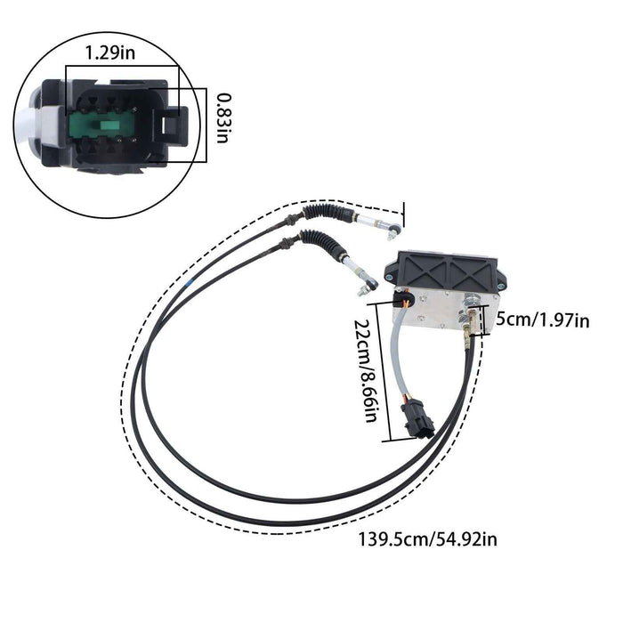 DURAFORCE 247-5212 Throttle Motor 247-5215 For Caterpillar CAT E320C E320D E312C E320D
