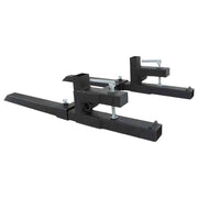 DURAFORCE 2000 Lbs 43 Inch Heavy Duty Quick Attach Bucket Forks Clamp On Pallet Forks