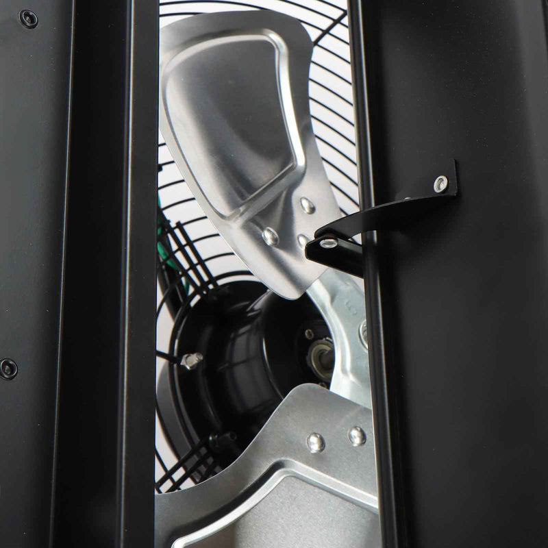 DURAFORCE 14'' Shutter Wall-Mount Attic Exhaust Fan High Speed 1400RPM 1550CFM 1.7m Power