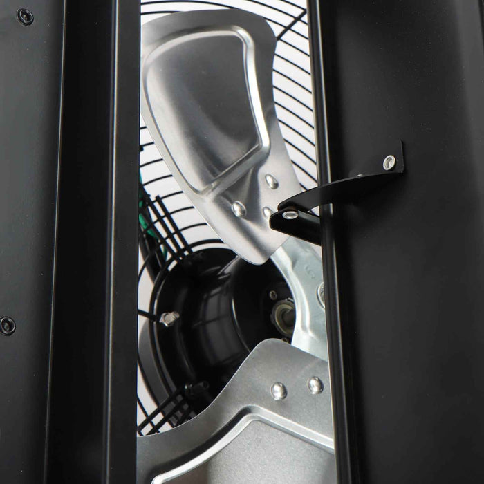 DURAFORCE 14'' Shutter Wall-Mount Attic Exhaust Fan High Speed 1400RPM 1550CFM 1.7m Power