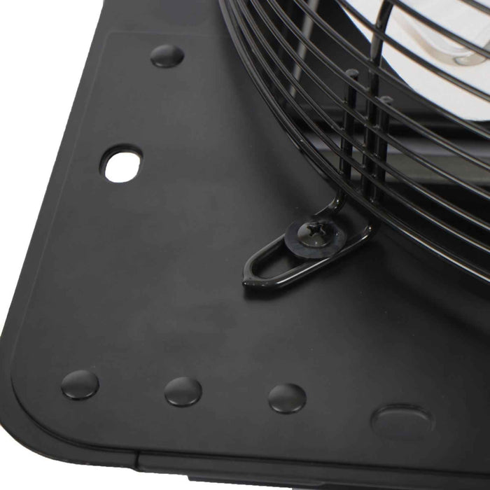 DURAFORCE 14'' Shutter Wall-Mount Attic Exhaust Fan High Speed 1400RPM 1550CFM 1.7m Power