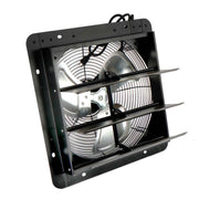 DURAFORCE 14'' Shutter Wall-Mount Attic Exhaust Fan High Speed 1400RPM 1550CFM 1.7m Power