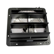 DURAFORCE 14'' Shutter Wall-Mount Attic Exhaust Fan High Speed 1400RPM 1550CFM 1.7m Power