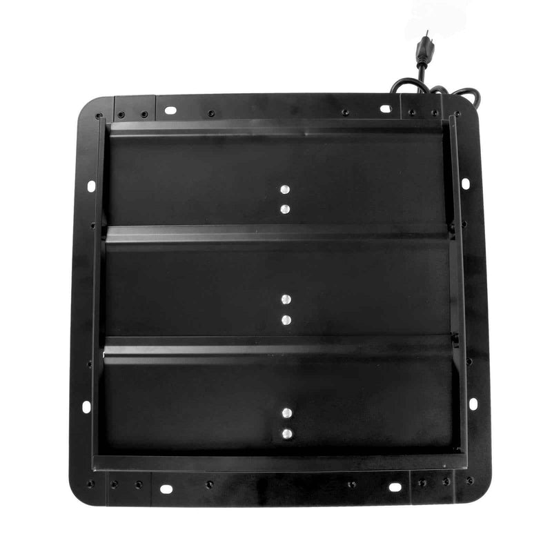 DURAFORCE 14'' Shutter Wall-Mount Attic Exhaust Fan High Speed 1400RPM 1550CFM 1.7m Power