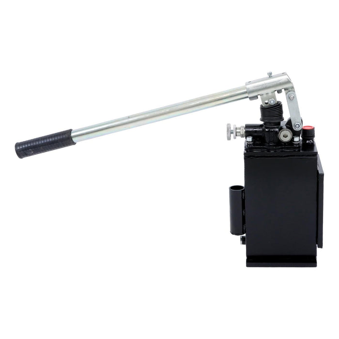 DURAFORCE 3600PSI Single Acting 1.5 Cid Hydraulic Hand Pump & 1 Qts Tank With Release Knob