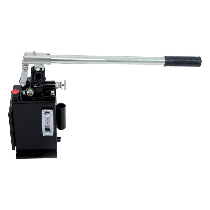 DURAFORCE 3600PSI Single Acting 1.5 Cid Hydraulic Hand Pump & 1 Qts Tank With Release Knob
