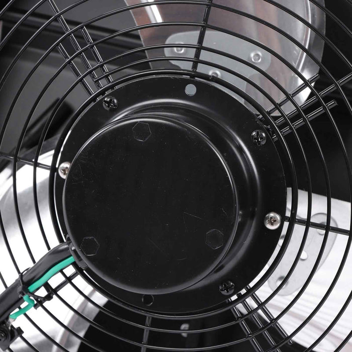 DURAFORCE 12'' Shutter Wall-Mount Attic Exhaust Fan High Speed 1600RPM 900CFM 1.7m Power