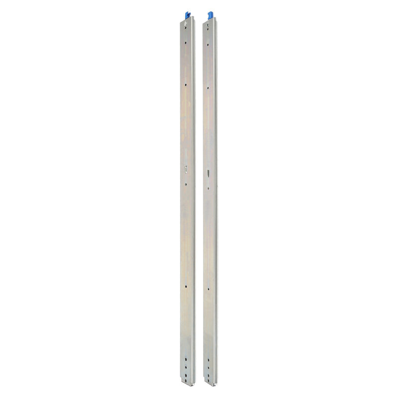 DURAFORCE 1 Pair Locking Drawer Slides 52 Inch Lock & Full Extension 500 lbs Load Capacity
