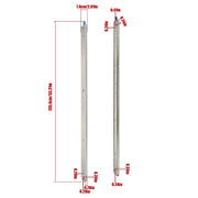 DURAFORCE 1 Pair Locking Drawer Slides 52 Inch Lock & Full Extension 500 lbs Load Capacity