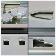 DURAFORCE 1 Pair Locking Drawer Slides 52 Inch Lock & Full Extension 500 lbs Load Capacity