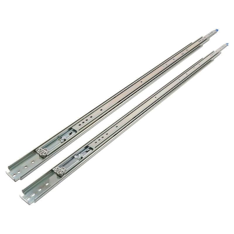 DURAFORCE 1 Pair Locking Drawer Slides 52 Inch Lock & Full Extension 500 lbs Load Capacity