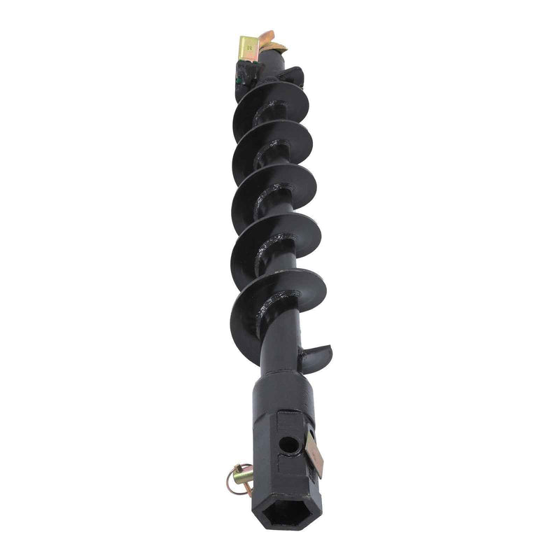 DURAFORCE 6" x 48" Auger Bit 2" Hex Post Hole Digger Attachment For mini Excavator