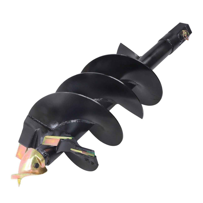 DURAFORCE 12" x 48" Auger Bit 2" Hex Post Hole Digger Attachment For mini Excavator