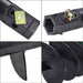 DURAFORCE 12" x 48" Auger Bit 2" Hex Post Hole Digger Attachment For mini Excavator