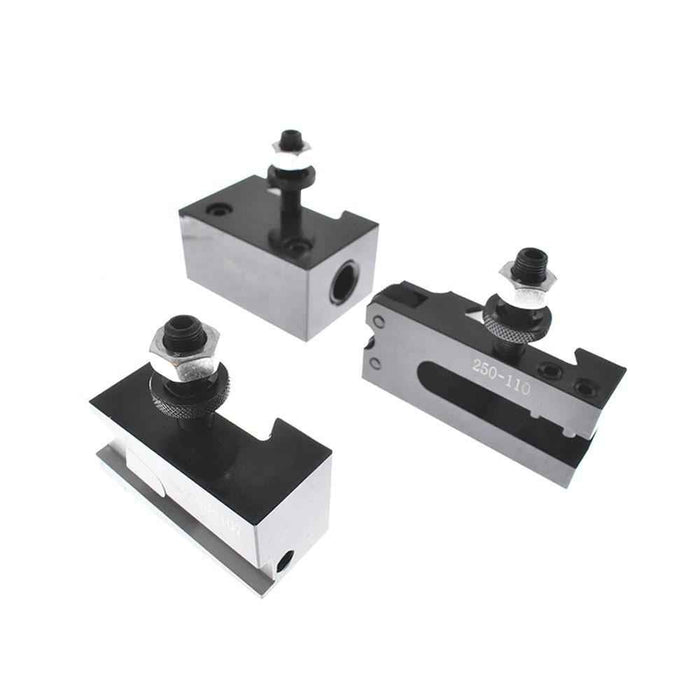 DURAFORCE 6 Pack AXA 250-111 Wedge Type Quick Change Tool Post Holder Set Swing Dia 12"