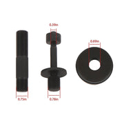 DURAFORCE 15T 1/2 Inch to 4 Inch Hydraulic Knockout Punch Driver Tool Kit with 10 Dies