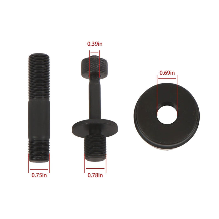 DURAFORCE 15T 1/2 Inch to 4 Inch Hydraulic Knockout Punch Driver Tool Kit with 10 Dies