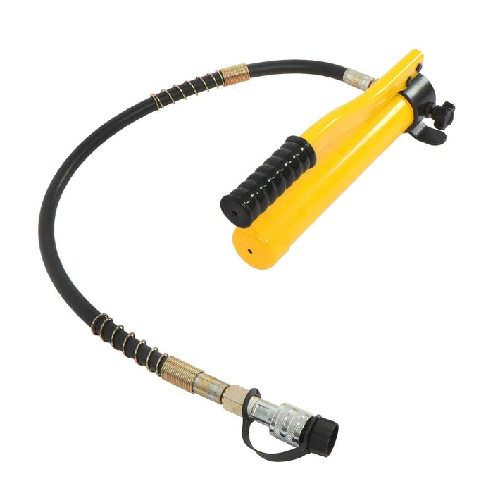 DURAFORCE 15T 1/2 Inch to 4 Inch Hydraulic Knockout Punch Driver Tool Kit with 10 Dies