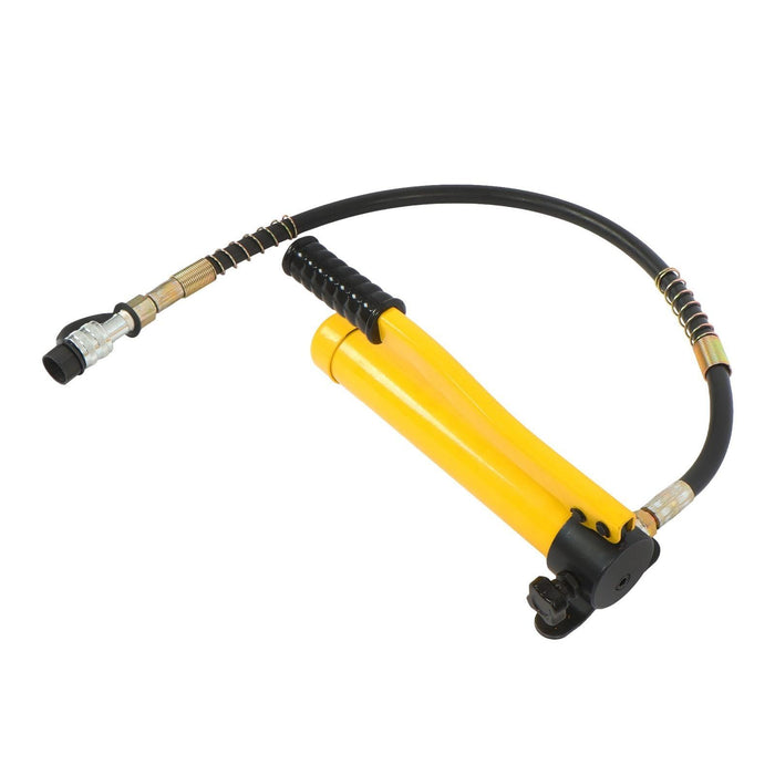 DURAFORCE 15T 1/2 Inch to 4 Inch Hydraulic Knockout Punch Driver Tool Kit with 10 Dies