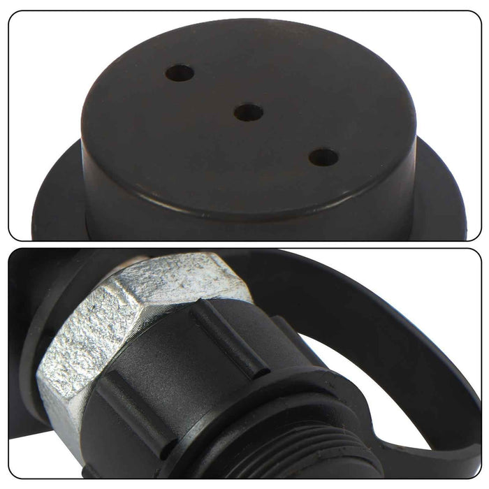 DURAFORCE 15T 1/2 Inch to 4 Inch Hydraulic Knockout Punch Driver Tool Kit with 10 Dies