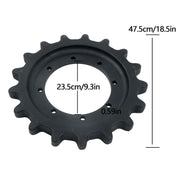 DURAFORCE Drive Sprocket For New Holland LT185B LT190B LT195BC175, C185, C190 87447232