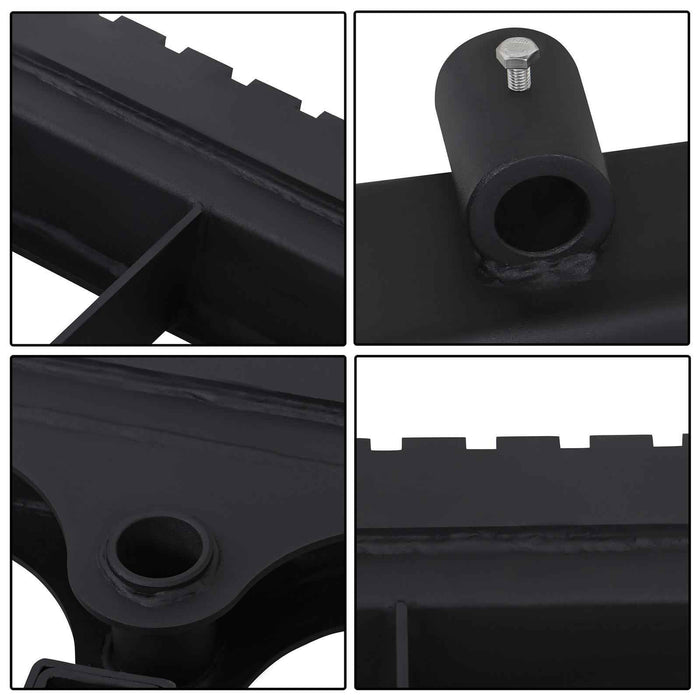 DURAFORCE High Quality Skid Steer Pallet Fork Frame With Spear Sleeves & Receiver Hitch