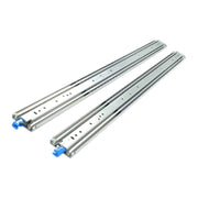 DURAFORCE 1 Pair Locking Drawer Slides 48 Inch Lock & Full Extension 500 lbs Load Capacity