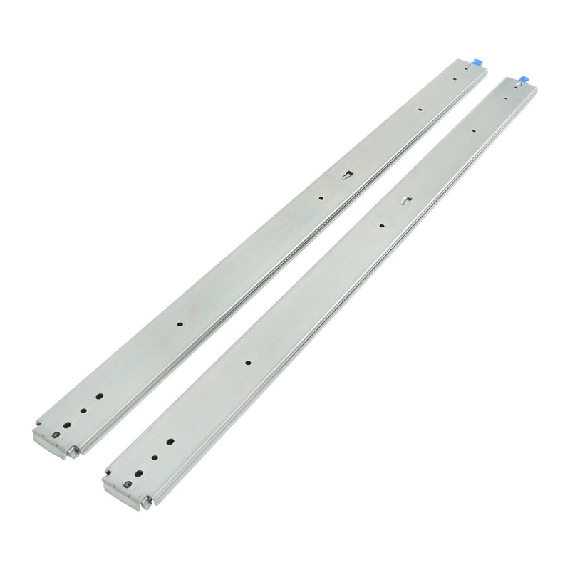 DURAFORCE 1 Pair Locking Drawer Slides 48 Inch Lock & Full Extension 500 lbs Load Capacity