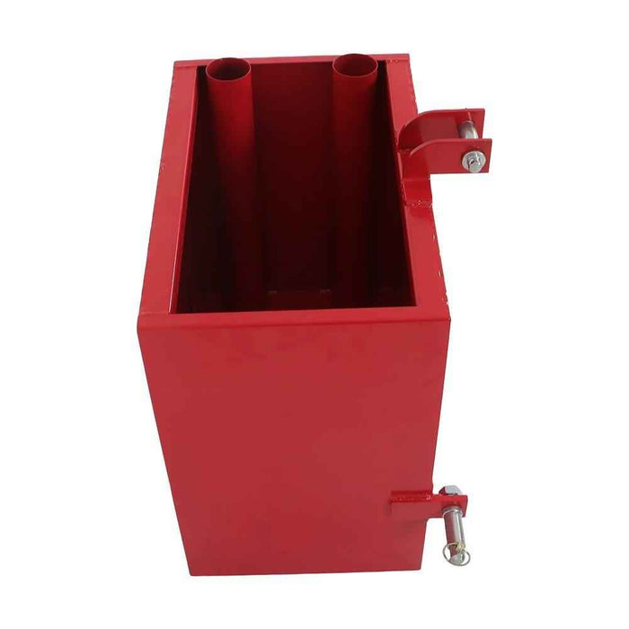 DURAFORCE 3 Point Heavy Duty Steel Hitch Ballast Box Tractor W/ Quick Hitch Receiver 2''