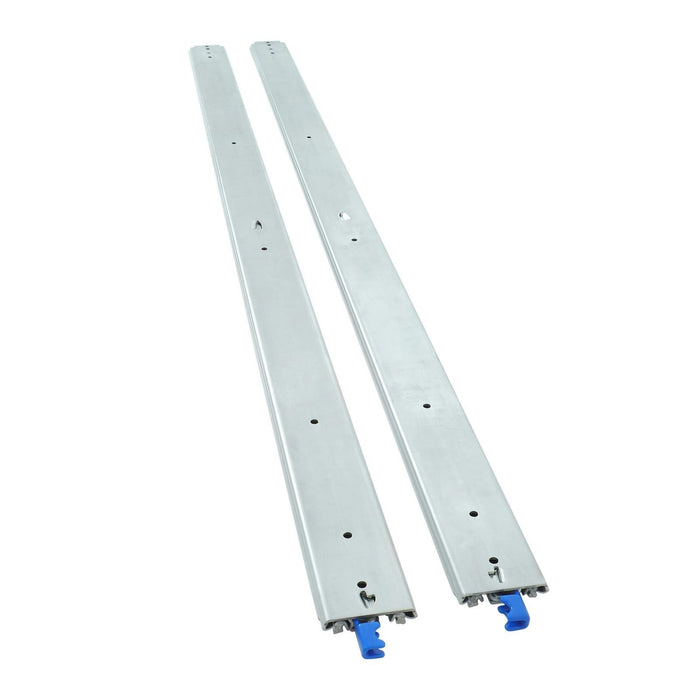 DURAFORCE 1 Pair Locking Drawer Slides 60 Inch Lock & Full Extension 500 lbs Load Capacity