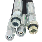 DURAFORCE Robust Auger Motor with Hoses for 150mm 200mm 300mm Mini Digger Drill Bits