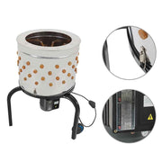 DURAFORCE Chicken Plucker Stainless Steel Plucking Machine Poultry De-Feather Remove 120V