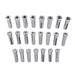 DURAFORCE 23Pcs 1/16" to 3/4" R8 Collet Set for Bridgeport with 48 slot R8 Collet Rack