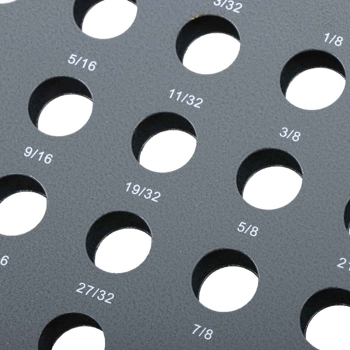 DURAFORCE 23Pcs 1/16" to 3/4" R8 Collet Set for Bridgeport with 48 slot R8 Collet Rack