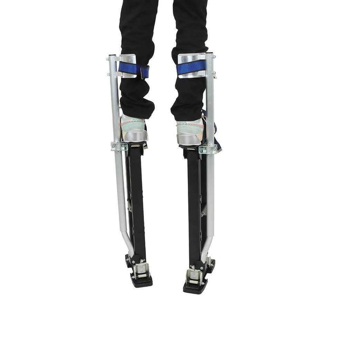 DURAFORCE Black Drywall Stilts 1120 For Sheetrock Painting or Cleaning 24"-40"