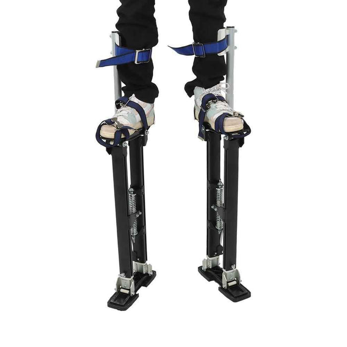 DURAFORCE Black Drywall Stilts 1120 For Sheetrock Painting or Cleaning 24"-40"