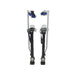 DURAFORCE Black Drywall Stilts 1120 For Sheetrock Painting or Cleaning 24"-40"