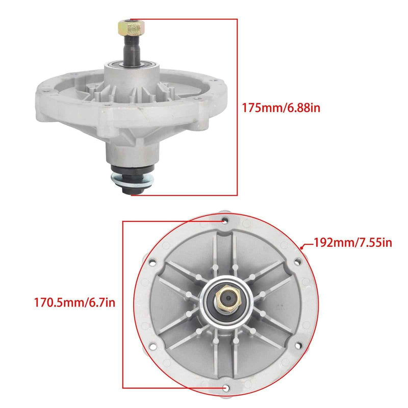 DURAFORCE For Exmark 109-6394 116-3497 116-5138 116-5712 109-8744 48" 52" 3 Pack Spindle