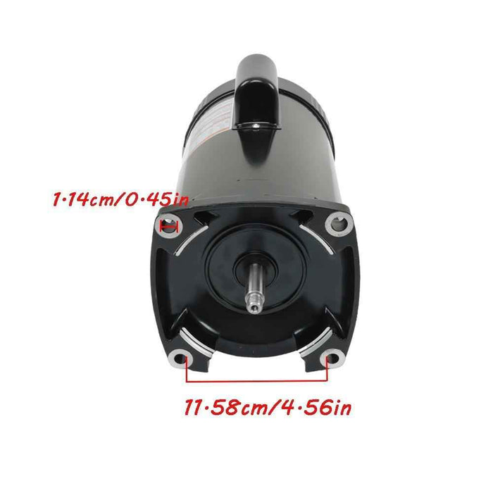 2 HP 3450 RPM 10A Frame 230V Square Flange Pool Single Speed Motor # B2855