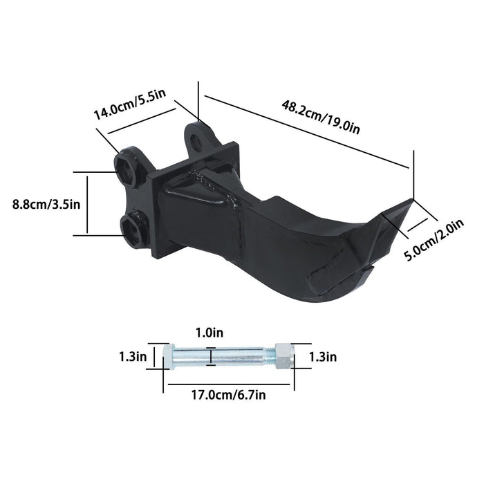 DURAFORCE For Digger Mini Excavator Attachment Ripper Hooks Ripper Teeth for 1 to 1.5 Tons