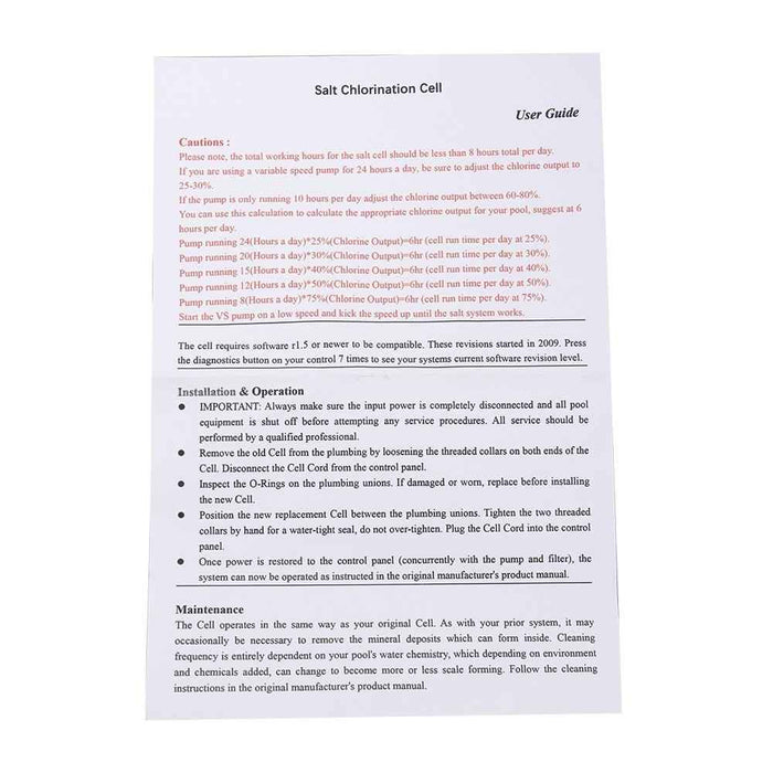 DURAFORCE For Hayward W3T-Cell-15 Swimming Complete Salt System up to 40000 Gallons